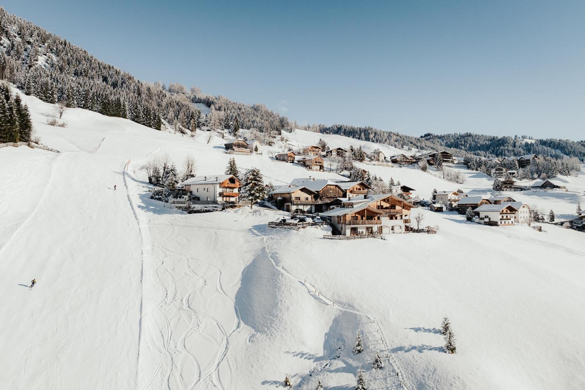 Refugium Laflu Apartments Corvara in Badia Kültér fotó